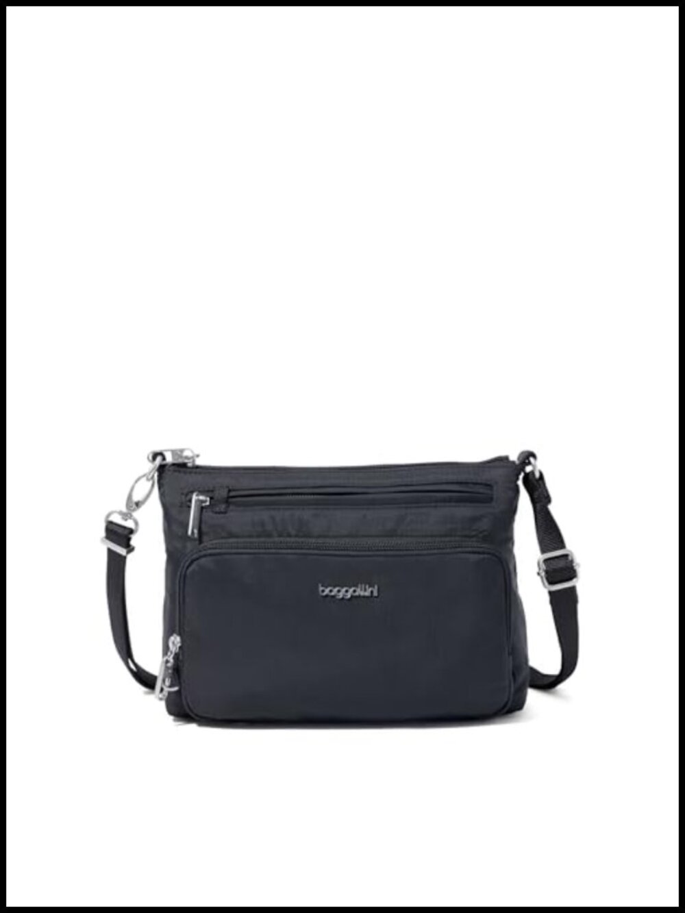 Anti-Theft Crossbody Bag Water-Repellent RFID Locking Zippers Slash-Resistant